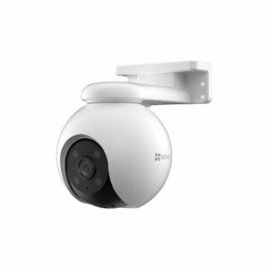 Camera supraveghere exterior cu iluminare duala IP Wi-Fi PT EZVIZ CS-H8-PRO-3K, 5 MP, 4 mm, IR/lumina alba 30 m, auto-tracking, sirena, aplicatie mobila, slot card imagine