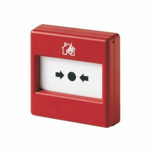 Buton de incendiu conventional Siemens FDM1101A-RP, IP44, element resetabil imagine