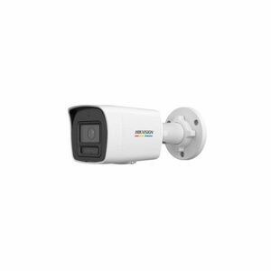 Camera supraveghere exterior IP cu iluminare duala Hikvision Hybrid Light ColorVu DS-2CD1047G2H-LIU, 4 MP, 4 mm, IR/lumina alba 30 m, microfon, PoE, suporta detectie om/vehicul imagine