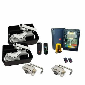 Kit automatizare poarta batanta BFT ELI BT A40 24V KIT, 4 m pe canat, 700 kg, 24V imagine