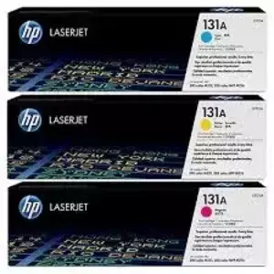 Pachet 3 cartuse toner color HP 131 CYM imagine