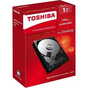 Hard Disk Desktop Toshiba P300 1TB 7200RPM 64Mb cache SATA III imagine