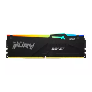 Memorie Desktop Kingston Fury Beast RGB 16GB DDR5 5200MT/s CL36 imagine