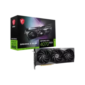 Placa Video MSI GeForce RTX 4070 SUPER 12G GAMING X SLIM 12GB GDDR6X 192 biti imagine