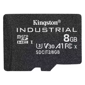 Card de memorie Kingston Industrial 8GB Micro SDHC UHS-I U3 V30 A1 imagine