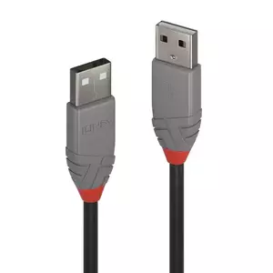 Cablu Lindy 36694 USB 2.0 Type A to A Anthra Line 3m imagine