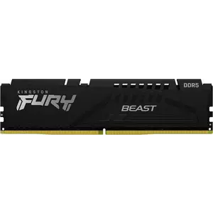 Memorie Desktop Kingston Fury Beast 16GB DDR5 6800Mhz CL34 AMD Expo Black imagine