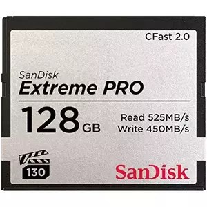 Card de memorie Sandisk Extreme Pro CFAST 2.0 Compact Flash 128 GB imagine