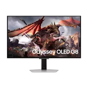 Monitor OLED Samsung Odyssey G8 G80SD LS32DG802SUXDU 32" 4K Ultra HD 240Hz 0.03ms Silver imagine