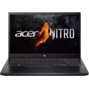 Notebook Acer Nitro V ANV15-41 15.6" Full HD 120Hz AMD Ryzen 7 7735HS RTX 4050-6GB RAM 16GB SSD 512GB No OS Obsidian Black imagine