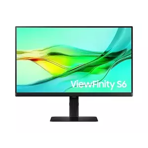 Monitor LED Samsung ViewFinity S6 LS24D600UAUXEN 24" QHD 100Hz 5ms Black imagine