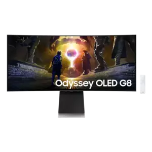 Monitor OLED Samsung Odyssey G8 G85SD LS34DG850SUXDU 34" UWQHD 175Hz 0.03ms Silver imagine