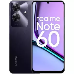 Telefon Mobil Realme Note 60 128GB Flash 4GB RAM Dual SIM 4G Marble Black imagine