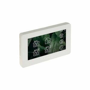 Tastatura touch screen Satel Integra INT-TSH2-W, 7 inch, MACRO, difuzor, slot card, alba imagine