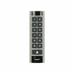 Tastatura de partitie cu cititor proximitate Satel Integra CR-MF5, Mifare, 13.56 MHz, sonerie, card, cod PIN imagine