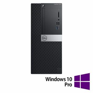 Calculator Refurbished DELL OptiPlex 7060 Tower, Intel Core i5-8400 2.80-4.00GHz, 8GB DDR4, 256GB SSD + Windows 10 Pro imagine