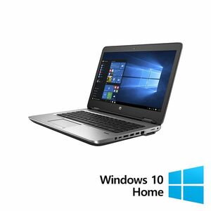 Laptop Refurbished HP ProBook 640 G4, Intel Core i5-7300U 2.60 - 3.50GHz, 8GB DDR4, 256GB SSD, 14 Inch HD, Webcam + Windows 10 Home imagine