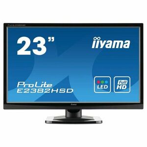 Monitor Second Hand LED IIYAMA ProLite 23" E2382HSD, 1920x1080, 5ms, VGA, DVI, imagine