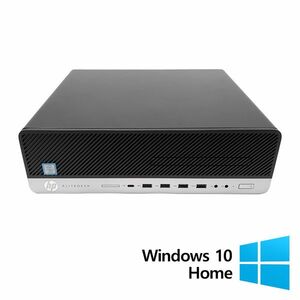 Calculator Refurbished HP EliteDesk 800 G5 SFF, Intel Core i5-9500 3.00 - 4.40GHz, 16GB DDR4, 512GB SSD + Windows 10 Home imagine