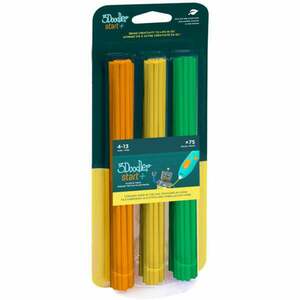 Rezervă ECO-PCL pentru stiloul 3D 3Doodler Start+ 75 buc – portocaliu, galben, verde imagine