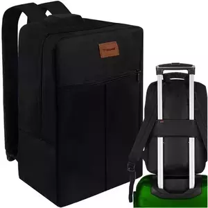 Rucsac calatorie, bagaj de mana avion, capacitate 20 litri, 1 compartiment, 2 buzunare, bretele reglabile, 40x25x20 cm imagine