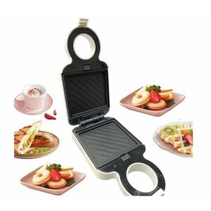 Aparat electric de facut Sandwich AH-0279 Alb imagine