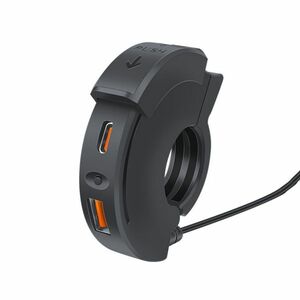 Incarcator de Motocicleta Techstar®, USB-C si USB cu port SAE Rezistent la Apa, Adaptor de Incarcare Rapida 12-24V cu Comutator, potrivit ATV-uri si Motociclete imagine