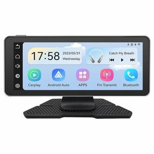 Navigatie Auto GPS Multimedia cu Apple CarPlay, Android si Mirrorlink, Techstar® 6088P, Display 6.88" IPS, Bluetooth, TypeC, FM transmitator, Camera Marsarier imagine