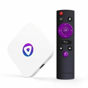 Resigilat TV Box Techstar® H96 MAX M1 Smart Media Player, 8K, RAM 4GB, ROM 32GB, Android 13, RK3528 Quad Core ARM Cortex-A53, WiFi, Alb imagine