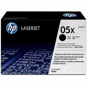 HP CE505XD Toner Cartridge Dual Pack (2xCE505X) Black, Works with: HP LaserJet P2055d/P2055dn CE505XD imagine