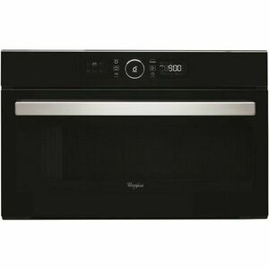 Cuptor cu microunde incorporabil Whirlpool AMW 730/NB, 6th Sense, design Absolute, 31 l, 1000 W, 8 nivele putere, Grill, Timer, Touch control, Negru imagine