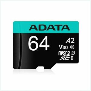 Card de memorie ADATA PremierPRO, MicroSDXC, 64GB, UHS-I U3 + Adaptor imagine