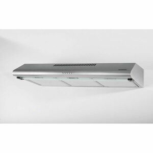 Hota incorporabila Heinner HCH-490-SS, 2 motoare, Putere de absorbtie 304.5 m3/h, Lumina LED, 3 trepte de viteza, 90 cm, Inox imagine