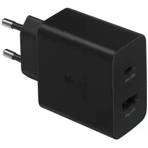 Incarcator retea Samsung Duo, USB/USB-C, 35W, Quick Charge, Negru imagine