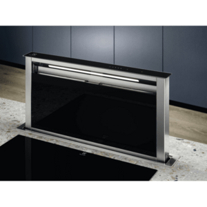 Hota incorporabila in blat Electrolux Seria 700 Flex LFD619Y, 90 cm, 700 mc/h, 1 motor, 3 viteze+intensiv, control touch, functie Breeze, negru imagine