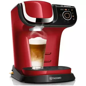 Espressor Bosch Tassimo MY WAY TAS6503, 1500W, 1.3 L, T-Disc, Tehnologie INTELLIBREW, 4 setari de memorie, capsule, Rosu imagine