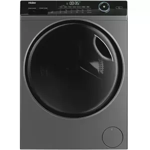 Masina de spalat Haier HW80-B14959S8U1S, Motor Direct Motion, 8 kg, clasa A (spalare), 1400 rpm, iRefresh, ABT, Drum light, Dual Spray, Pillow Drum, WIFI, culoare Antracit - usa neagra imagine