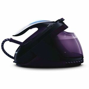 Statie de calcat PerfectCare Elite GC9650/80, 2400 W, talpa T-ionicGlide, 450 g/min, negru/mov imagine