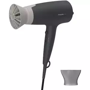 Uscator de par Philips BHD351/10, 2100W, accesoriu Thermo Protect, ingrijire cu ioni, 6 setari de viteza/temperatura, cap de coafare 14 mm, Gri imagine