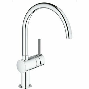 Baterie bucatarie Grohe Minta, monocomanda, pipa inalta, tip C, cartus ceramic, pivotanta, limitator, crom imagine