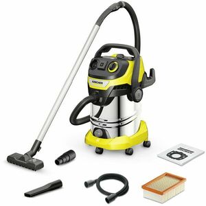 Aspirator multifunctional Karcher WD 6 P S V-30/8/22/T, 1300 W, aspirare umeda si uscata, 30 l rezervor, furtun 2.2m, functie de suflare, galben/negru imagine