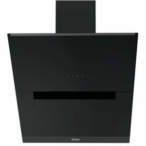 Hota incorporabila decorativa Haier HADG6DCS56B, Putere de absorbtie 789 mc/h, TouchControl, Iluminare LED, Clasa A++, 60 cm, Sticla neagra imagine