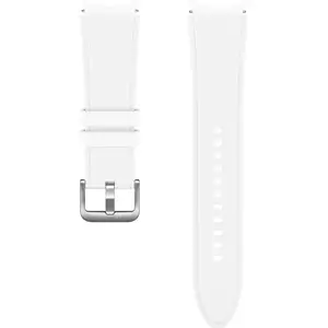 Curea smartwatch Samsung Ridge Sport Band pentru Galaxy Watch 4 / 4 Classic (20mm, M/L), Alb imagine