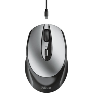 Mouse wireless Trust Zaya, ambidextru, reincarcabil, Negru imagine