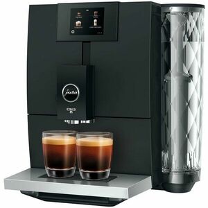 Espressor automat Jura ENA 8 Touch Full Metropolitan Black EC, 1450 W, 15 bar, 1.1 l, recipient boabe 125 g, 15 bauturi, pregatit WiFi, afisaj color, rasnita Professional Aroma, incalzire Thermoblock, meniu limba romana, negru imagine