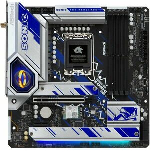 Placa de baza B760M PG SONIC WIFI, LGA 1700 micro ATX imagine