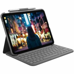 Logitech Slim Folio for iPad (10th gen) - Grey UK imagine