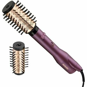 Perie rotativa Babyliss Big Hair Dual AS950E, 650W + 2 accesorii, Tehnologie Ionica, Invelis ceramic, Jet de aer rece, Mov imagine