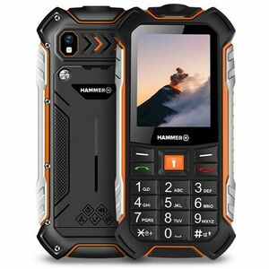 Telefon Mobil MyPhone Hammer Boost LTE, Dual SIM, 64 MB RAM, 1 GB, 4G, Negru imagine