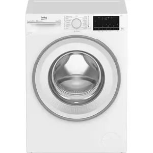 Masina de spalat rufe Beko B3WFU58215W, 8 kg, 1200 rpm, Clasa A, Recycled Tub, Homewiz, SteamCure, Motor Inverter, AddXtra, Hygiene+ cu SteamCure, Alb imagine